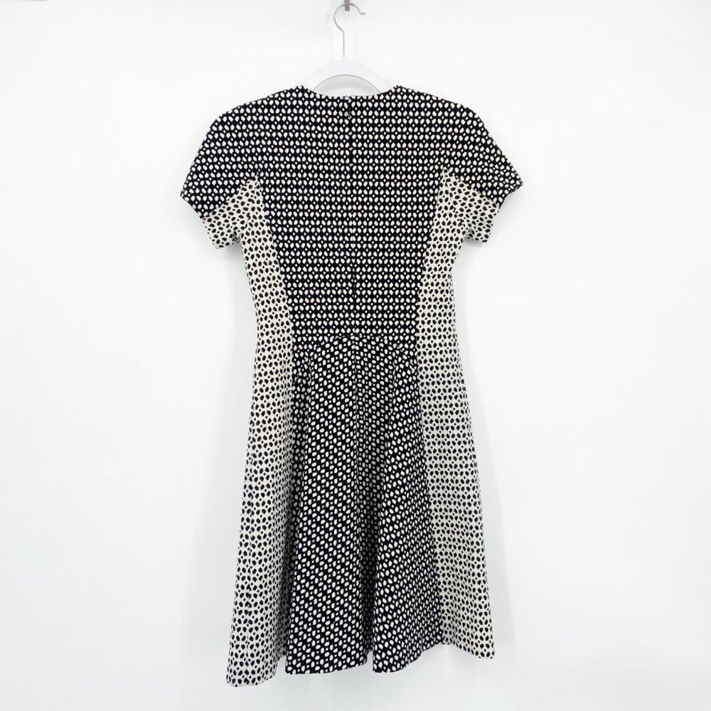 LELA ROSE Micro Check Flared A Line‎ Dress - Picture 6 of 6